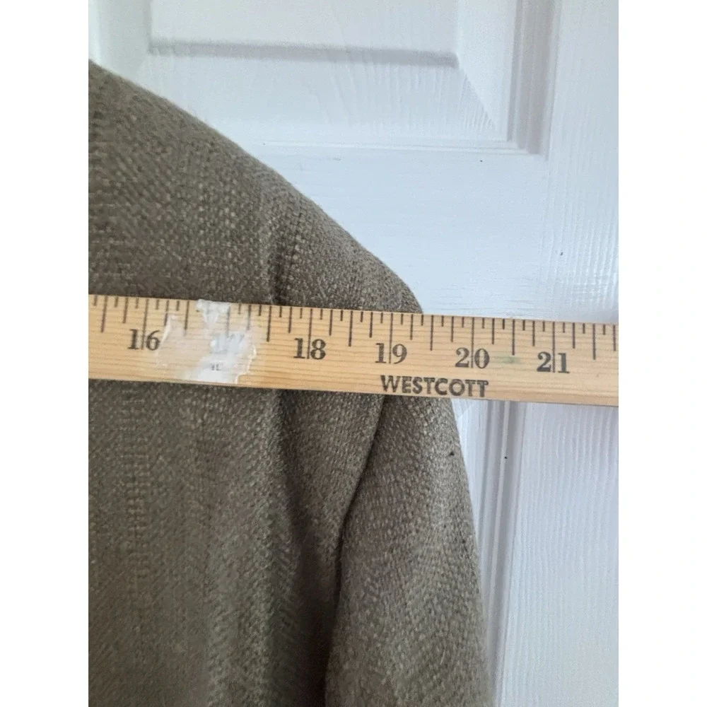 Burberry Mens 44R Herringbone Sport Coat Wool  Jacket‎ Academia Office Casual